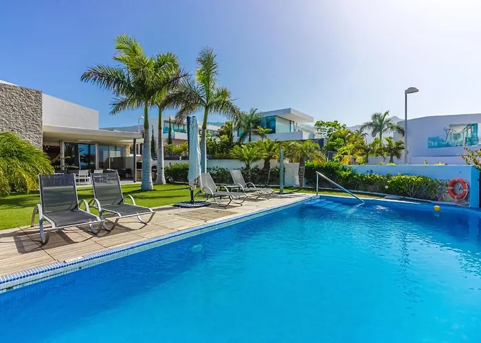 Eleonora, Luxury With Heated Pool Ocean View In Adeje, Tenerife * Costa Adeje (Tenerife)
