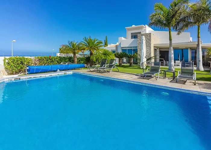 Eleonora, Luxury With Heated Pool Ocean View In Adeje, Tenerife Villa Costa Adeje (Tenerife)