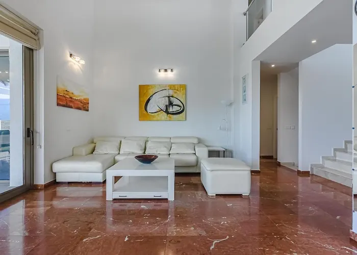 Eleonora, Luxury With Heated Pool Ocean View In Adeje, Tenerife Villa